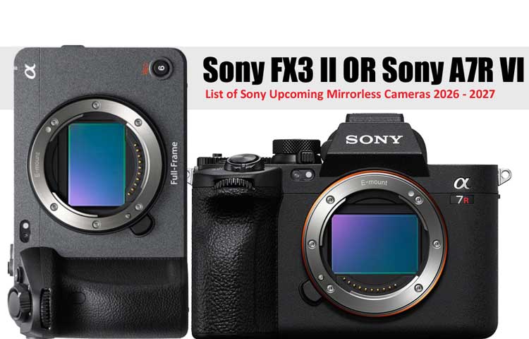 Sony FX3II dan A7R VI